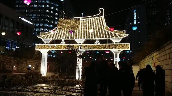 清溪川聖誕慶典現已開幕！