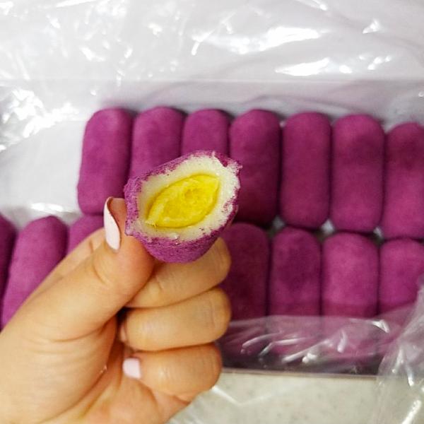 韓國網上超人氣手信 紫薯忌廉麻糬7,000韓圜 (約港幣)