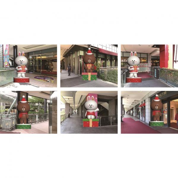 台北新光三越聖誕裝飾 巨型聖誕裝熊大！