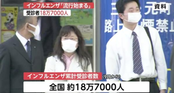 日本全國進入冬季流感高峰期 遊日人士注意衛生預防感染
