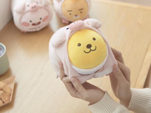 韓國KAKAO限定小豬公仔 BB版3隻小豬迎新歲！