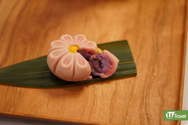 深圳人氣打卡甜品「獻上果子」精緻花型和菓子/雙層布甸
