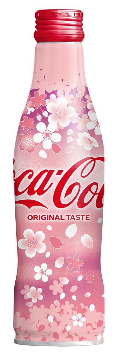 粉紅櫻花設計呈現春天氣息！ 日本可口可樂推櫻花限定設計飲品瓶