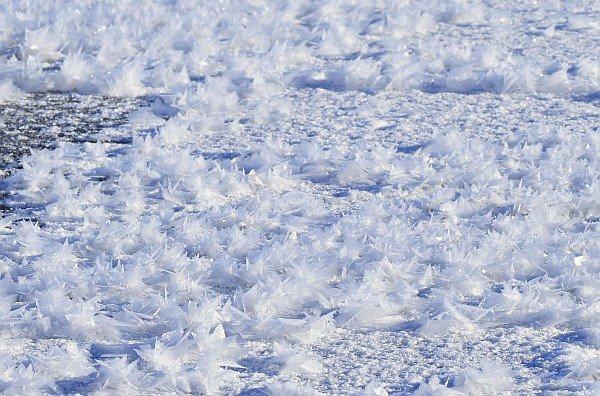 日本北海道難得一遇自然奇景 阿寒湖現霜之花海！