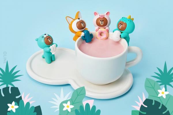 韓國LINE FRIENDS推出最新杯緣子 熊大變身各種動物好得意！