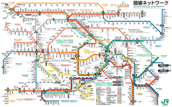 JR東日本路線圖