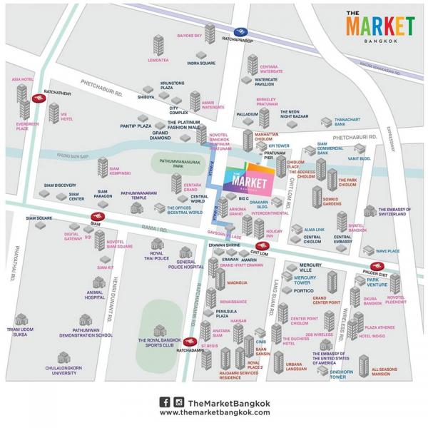 曼谷2019年新商場The Market美食購物攻略 冷氣版JJ Market/水門雞飯/網紅店龍頭咖啡