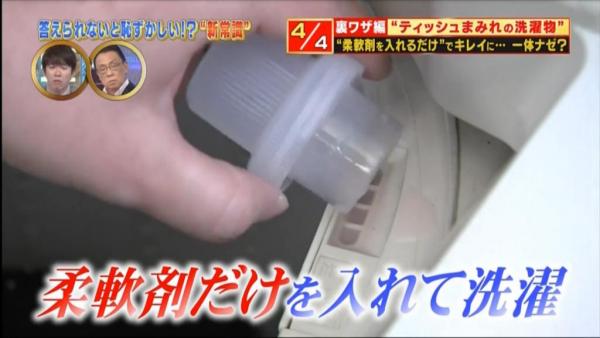 洗完衫衣服沾滿紙巾碎？ 日本節目教你一招輕鬆清理碎屑