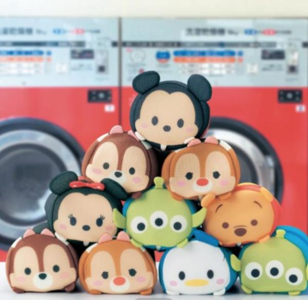 日本迪士尼TSUM TSUM造型洗衣袋 得意又實用、輕易便攜！