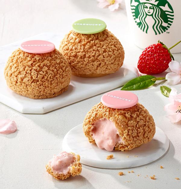 韓國Starbucks櫻花限定系列 櫻花粉千層蛋糕／花瓣拿鐵！