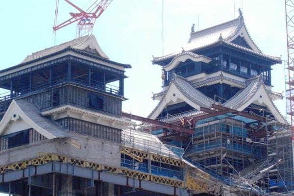 熊本城天守外觀復修10月完成 明年春天開放參觀通道近距離看天守閣