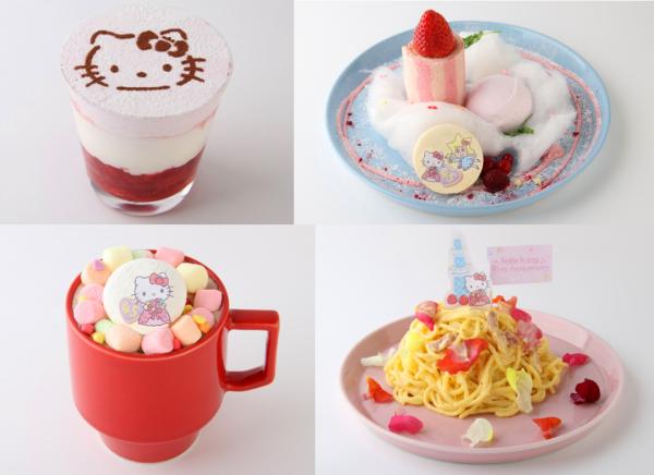 東京晴空塔Hello Kitty 45周年慶典 天望回廊影相位、Cafe特別菜式、限定商品