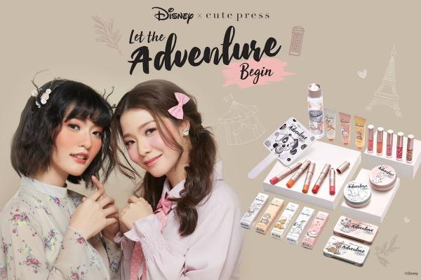 泰國化妝品牌cute press迪士尼聯乘系列 超萌小飛象+小鹿斑比！