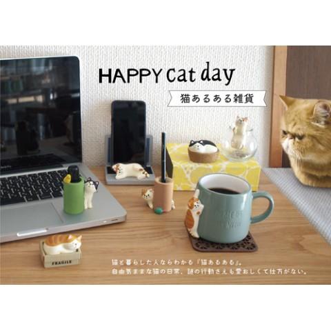貓貓屁股吸起萬字夾！ 日本雜貨店推出磁石貓貓萬字夾玻璃壺