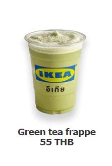 Green Tea Frappé - THB 55 (約HKD )