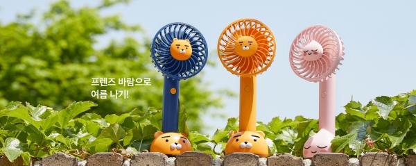 韓國卡通便攜電風扇合集 180度角度／座臺式超方便！