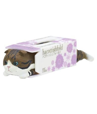 日本最新款貓咪紙巾盒扭蛋 hacottishfold第三彈