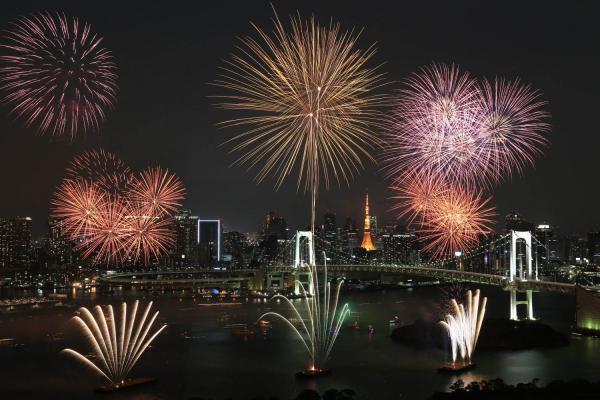 東京豐洲大型煙花祭 環迴立體音效+煙花視覺震撼