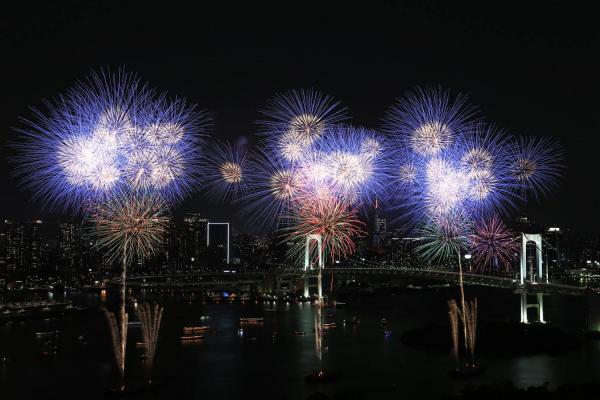 東京豐洲大型煙花祭 環迴立體音效+煙花視覺震撼