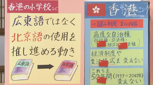 日本新聞節目手繪詳細圖表 3分鐘講解香港反逃犯條例遊行背景