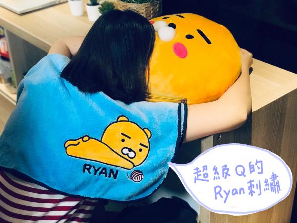 台灣全家KAKAO FRIENDS集點活動 超大頭Ryan／Apeach抱枕毯！