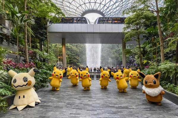 Pokémon大巡遊登陸新加坡樟宜機場