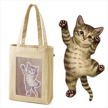 日本推出爬網貓手提袋 貪玩可愛樣子和肉球表露無遺！