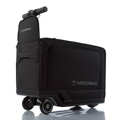 此行李電動車有控制方向桿、煞車系統及腳踏板，容易控制。