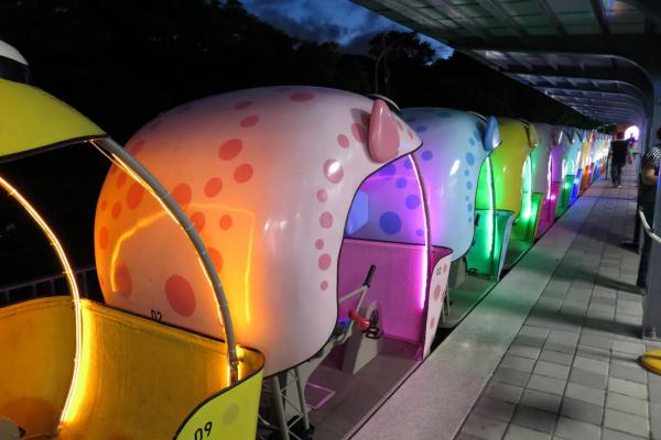 夏日限定！台灣浪漫心型星光隊道 1.3公里夜間鐵路單車