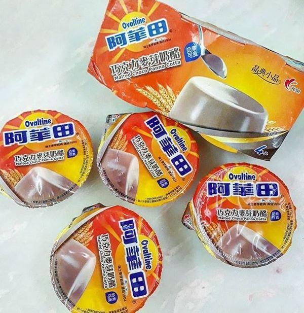 台灣全聯超市限定新登場 香滑阿華田麥芽布甸 