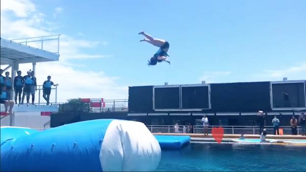 台灣新刺激水上樂園開幕 全台最高11米滑水道/水上彈床Blob Jump