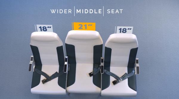美國廠商推飛機座位新設計 3人座位改前後排變相加闊
