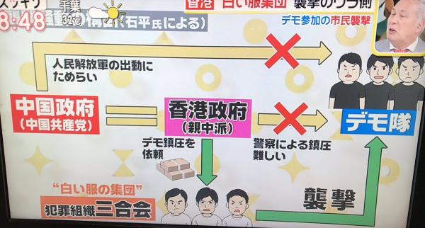 日本節目一圖解釋元朗事件來龍去脈 網民擔憂香港：到底發生了什麼事？