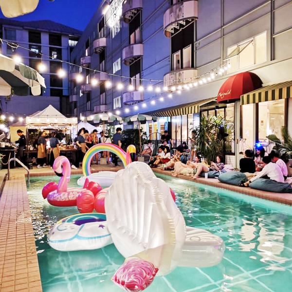 泰國曼谷美式懷舊酒店Josh Hotel 復古風雪糕店、泳池超吸睛！