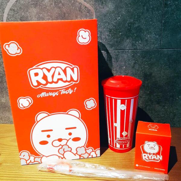韓國戲院聯乘KAKAO FRIENDS Ryan爆谷筒+立體杯！