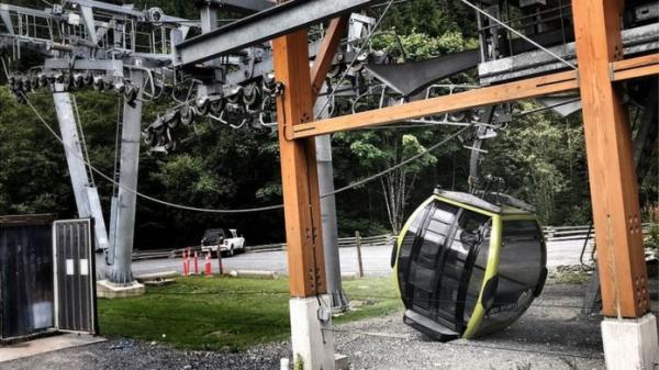加拿大著名景點「海天纜車」疑遭惡意破壞 鋼纜被剪斷近30部纜車墜地
