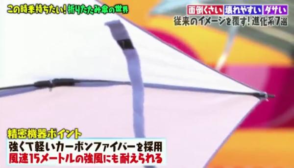 日本雨傘達人推介7款實用折疊傘