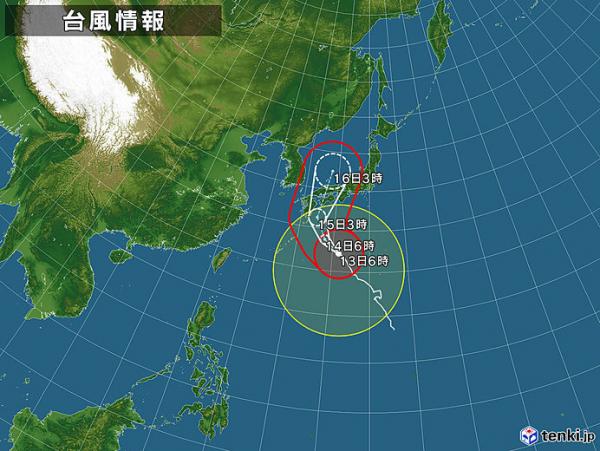 超大型颱風羅莎襲日 預料本周四登陸 九州、四國重災區 將有1000毫米豪雨及暴風吹襲