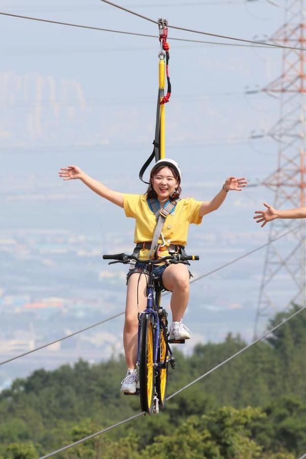 韓國全新極運動體驗進駐主題公園 全國首個超驚險高空單車！