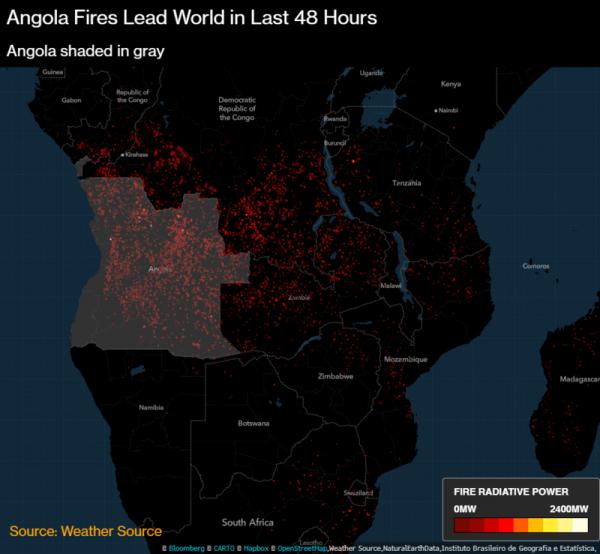 地球第二肺剛果盆地山火肆虐 密度比亞馬遜雨林更高