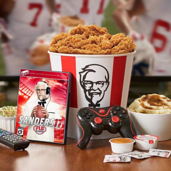 據稱KFC的美國亞特蘭大分店為全美首間快餐店推出全素炸雞，視乎顧客反應再考慮會否推廣至美國其他分店。
