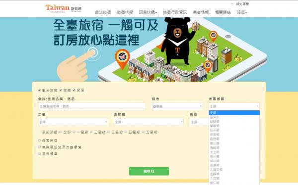 台灣觀光局推合法住宿網站 官方認證星級旅館/好客民宿