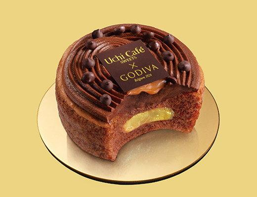 日本LAWSON聯乘GODIVA新甜品！ 焦糖香蕉朱古力迷你蛋糕