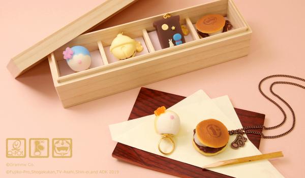 日本多啦A夢和菓子飾物 可愛豆沙包/羊羹造型