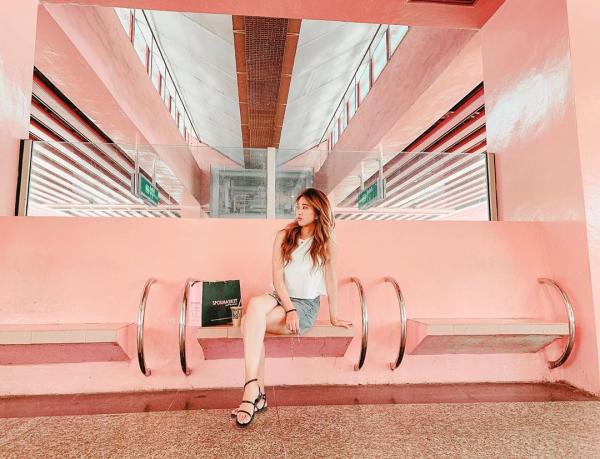 新加坡粉紅色地鐵站成打卡熱點 極似BLACKPINK MV場景！