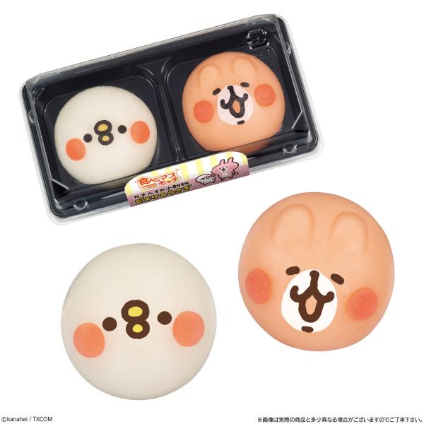 日本便利店限定、多款表情超得意！粉紅兔兔與P助造型和菓子