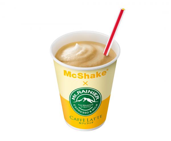 麥當勞首次聯乘森永乳業 推出期間限定拿鐵咖啡味奶昔
