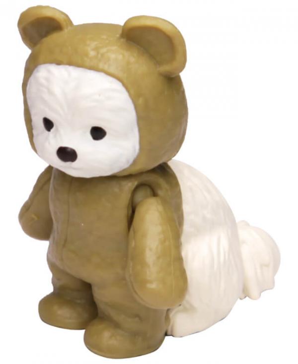 雪白小狗扮熊人？ 日本推出得意小狗變裝扭蛋