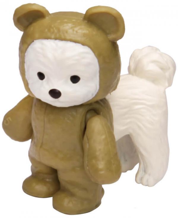 雪白小狗扮熊人？ 日本推出得意小狗變裝扭蛋