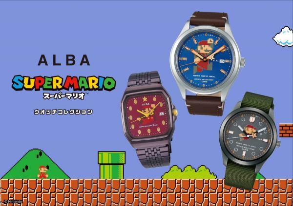 玩味十足！日本精工Alba聯乘任天堂新出Mario手錶 限定金色紅白機身版